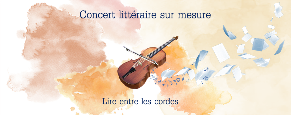 Image de présentation pour le spectacle "Lire entre les Cordes"